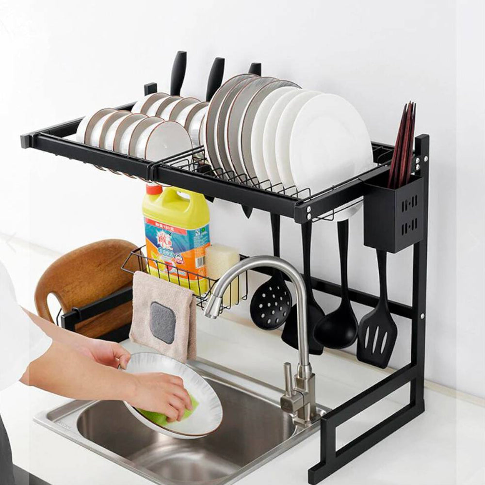 Organizador y Escurridor de Platos para Lavadero 65 cm