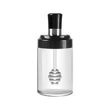 Mielero de Vidrio con Tapa Antiderrame