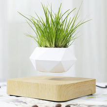 Maceta Hexagonal Flotante con Base Cuadrada