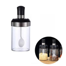 Frasco Condimentero de Vidrio con Cuchara