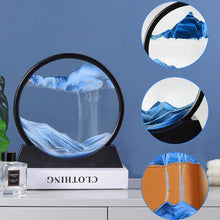 Reloj de Arena 3D Redondo de Cristal 30 cm