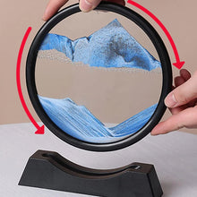 Reloj de Arena 3D Redondo de Cristal 30 cm