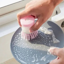 Escobilla Circular con Dispensador de Jabón Liquido