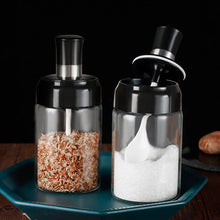 Frasco Condimentero de Vidrio con Cuchara