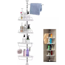 Organizador Esquinero de Baño de 04 Niveles de 260 cm