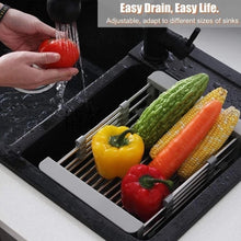 Escurridor Retráctil de Frutas y Verduras