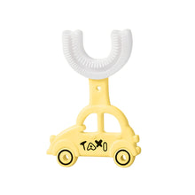 Cepillo de Dientes en Forma de U para Niños con Diseño de Taxi
