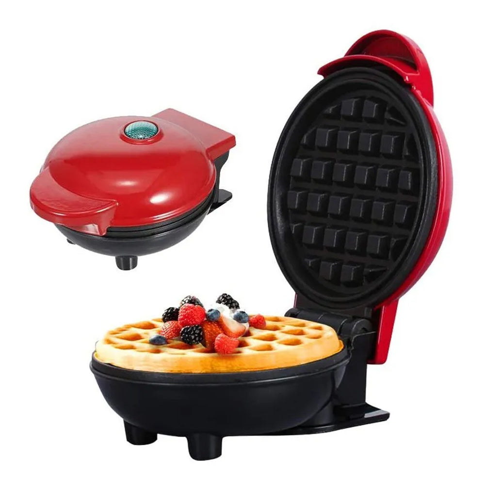 Maquina para hacer Waffles Rojo GENERICO