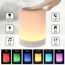 Parlante Bluetooth con Lampara Led Touch